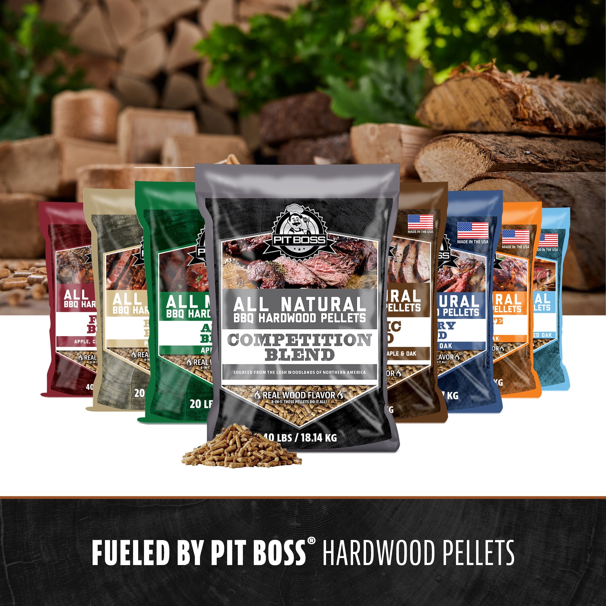 Pit Boss Pellet Smoker, Lexington 500 Square inch Wood Fired Pellet Grill, Onyx Series