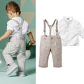 Toddler Boys Clothing Set Summer Baby Suit Shorts Shirt Children Kid Clothes Suits Formal Wedding Party Costume Autumn